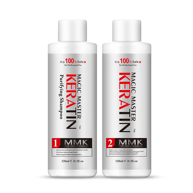 Keratin Treatment Set - 포르말린 케라틴 없음, 훌륭한 냄새, 연기
