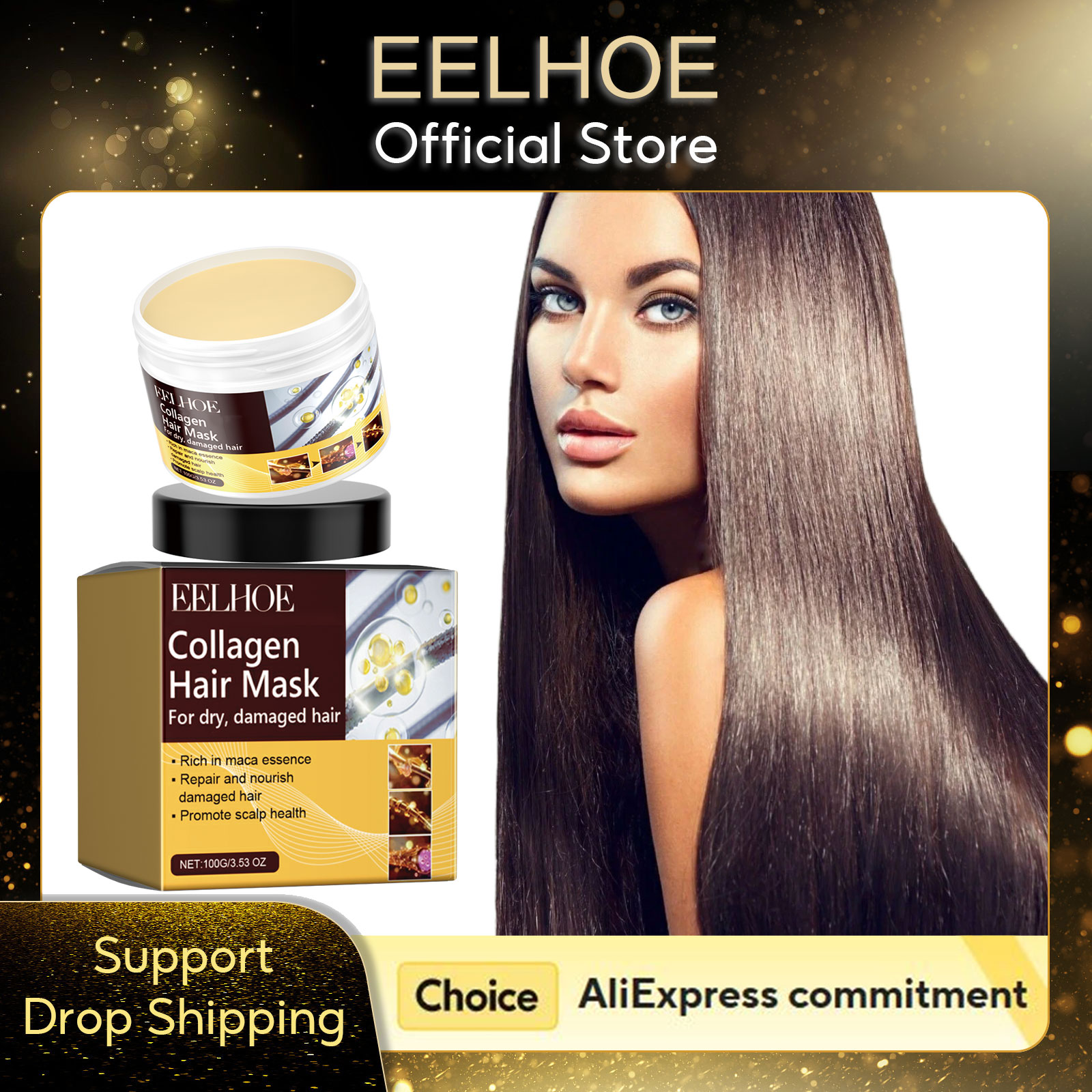 Hair Care Dupes - EELHOE 콜라겐 헤어 마스크, 매우 건조하고