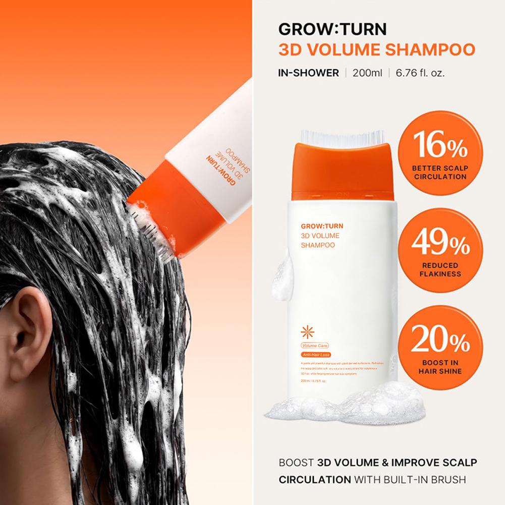 GROW:턴 3D 볼류마이징 샴푸 위드 엑소좀 콤 안티 - Hair Care For Hair Fall 리뷰 및 가격