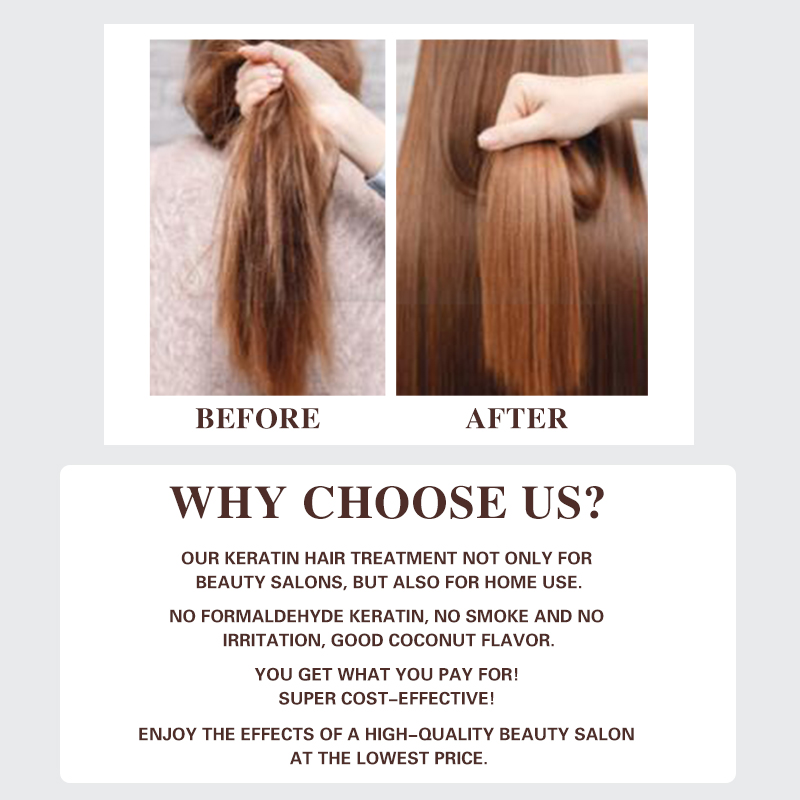 포르말린 케라틴 없음, 훌륭한 냄새, 연기 없음, 스트 - Keratin Treatment Set 리뷰 및 가격