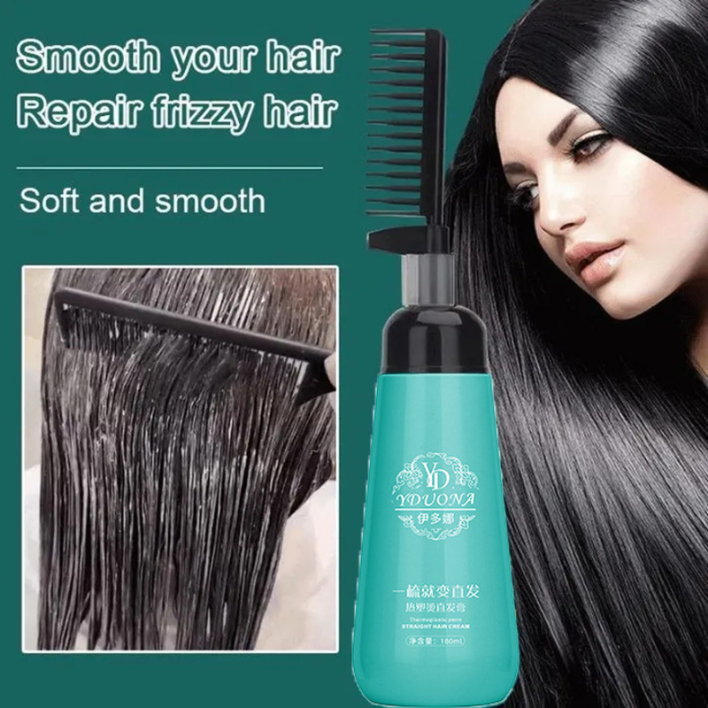 케라틴 헤어 스트레이트닝 크림 및 빗 세트 180ml  - Keratin Treatment Set 리뷰 및 가격