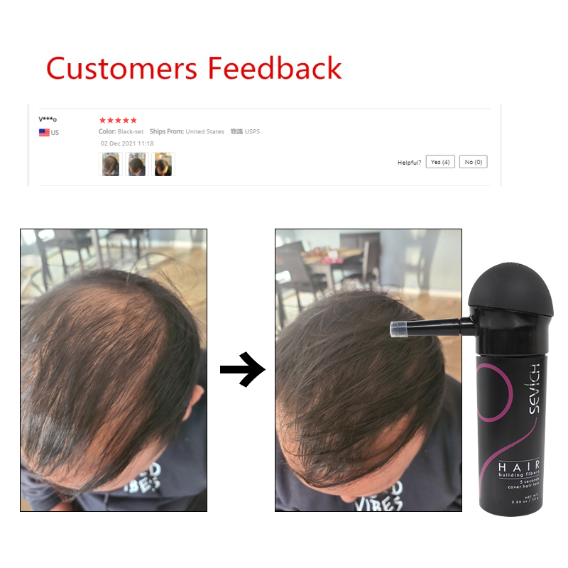 Sevich 2 개/몫 10 색 헤어 빌딩 섬유 세트  - Keratin Treatment Set 리뷰 및 가격