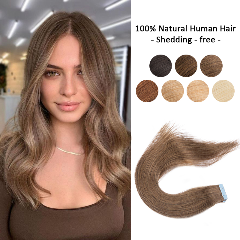 100% 인모 테이프 인 헤어피스 20개 12인치 스트 - Hair Care Indian 리뷰 및 가격