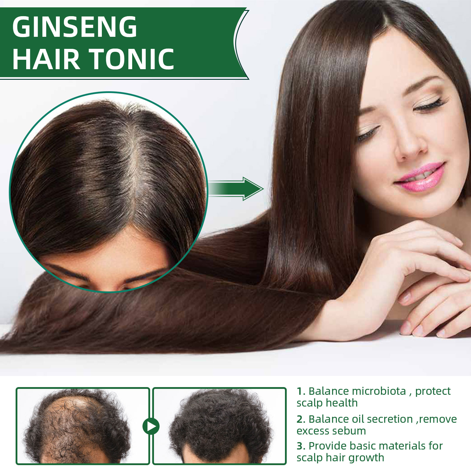 천연 허브 인삼 헤어 케어 스프레이 모발에 수분을 공급 - Hair Care Natural Products 리뷰 및 가격