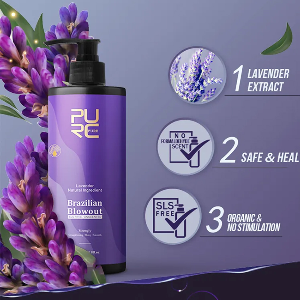 PURC 라벤더 12% 브라질 케라틴 스트레이트 닝 트 - Hair Care Dupes 리뷰 및 가격