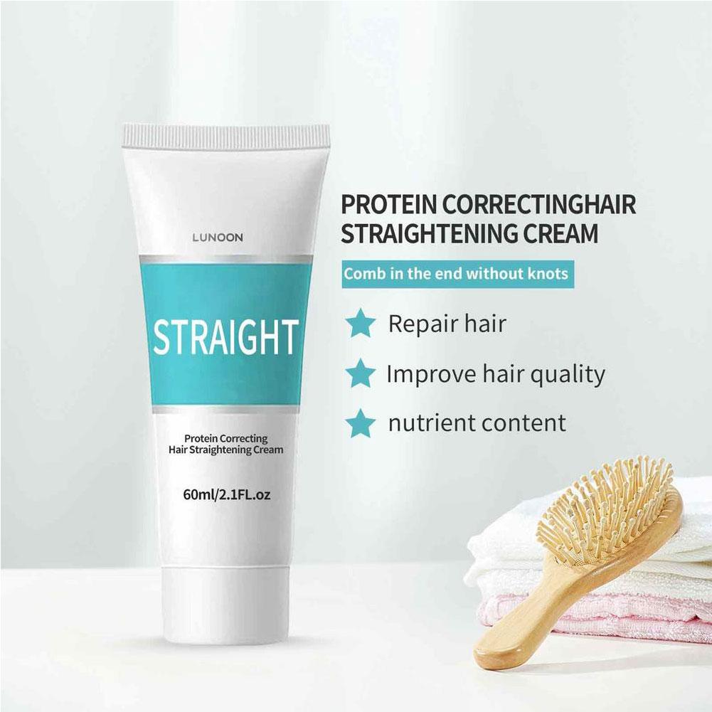 60ml 케라틴 헤어 스트레이트 닝 크림 전문 손상된  - Hair Care Dupes 리뷰 및 가격