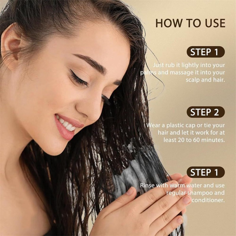 120g Batana 헤어 스무딩 마스크 안티 가을 트 - Hair Care For Hair Fall 리뷰 및 가격